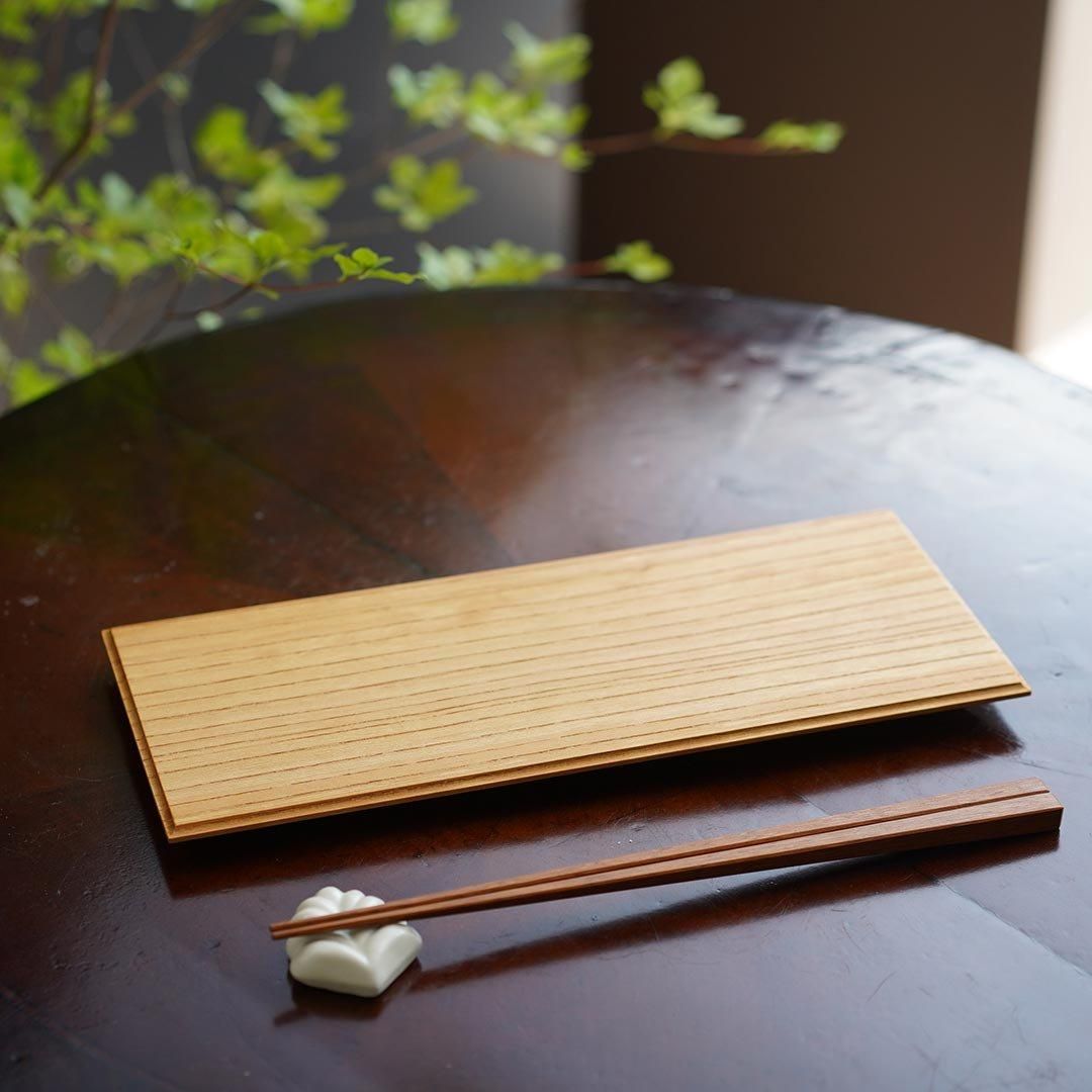 匙面菓子皿 長角 四十沢木材工芸｜生活普段議shop