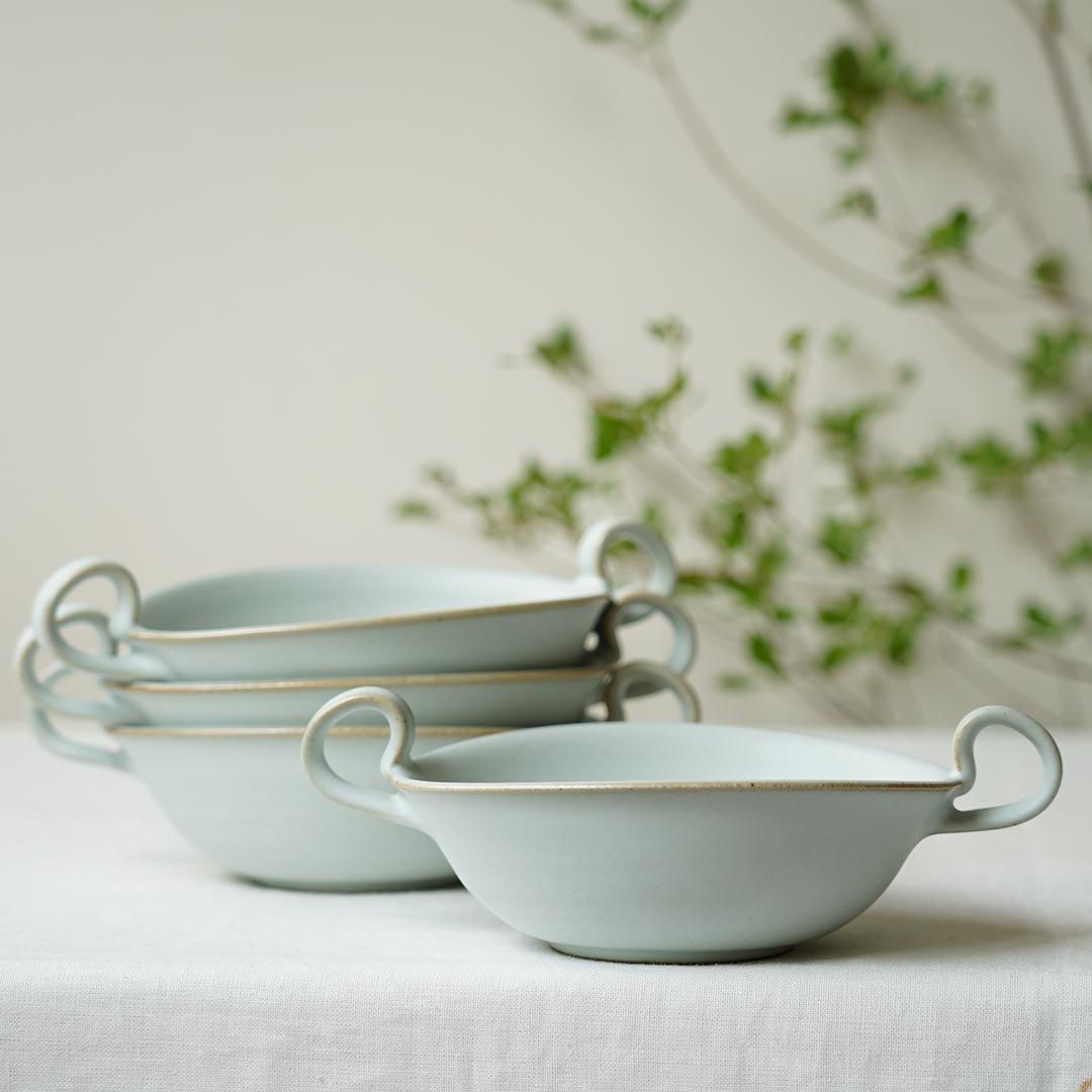 うつわの店 IZUMO [utsuwa] online shop｜中林範夫作 白4寸木瓜鉢