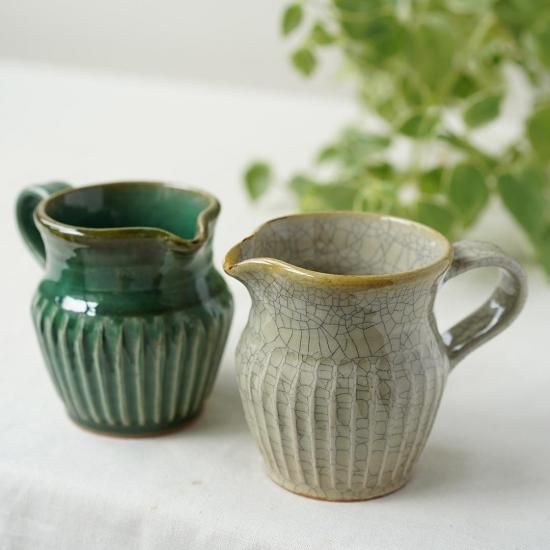 石木文さん 茶器セット 蓋碗 茶托付き 片口 ピッチャー 作家もの