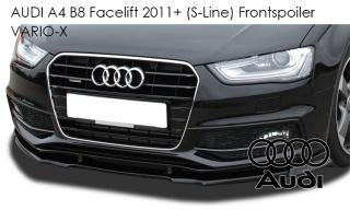 AUDI A4 B8 Facelift 2011+ (S-Line) フロントトスポイラー VARIO-X / RDX