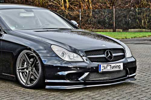 メルセデスベンツ CLS W219 CLS55 AMG CLS 63AMG 2004-2010 フロントリップスポイラー Mercedes-Benz  / Ingo Noak Tuning - Global Brain.