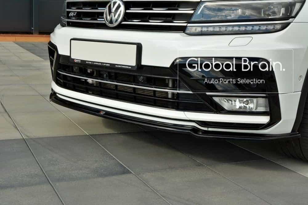 VW ティグアン Rライン AD1 フロント リップ スポイラー maxton VW ティグアン Rライン AD1 フロント リップ スポイラー maxton