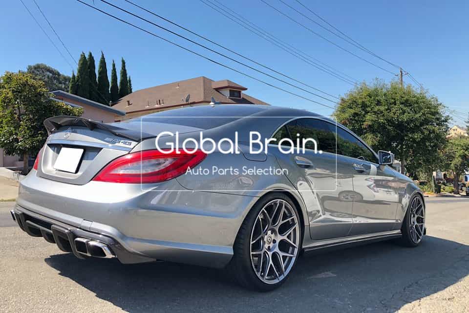 メルセデスベンツ W218 CLS カーボン リア トランク スポイラー - Global Brain.