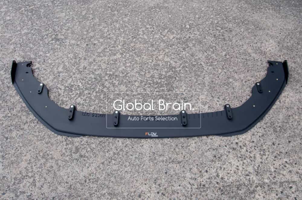 VW ゴルフ 7.5 GTI 後期 フロント アンダー ウィングレット スプリッター スポイラー flow - Global Brain.