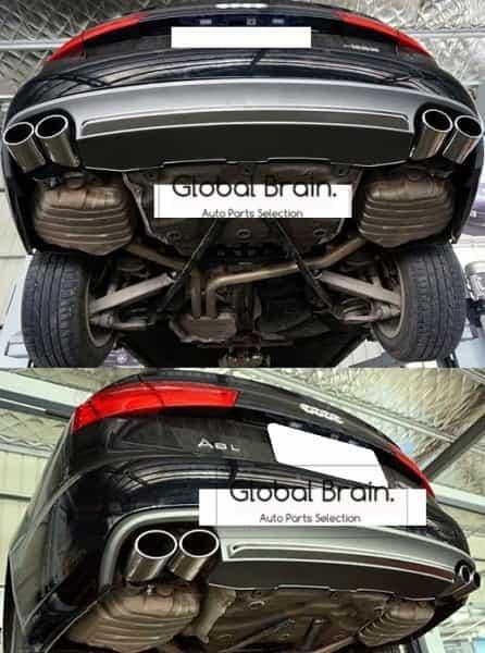 アウディ A5 A6 A7 8T C6 4G マフラーカッター マフラーチップ