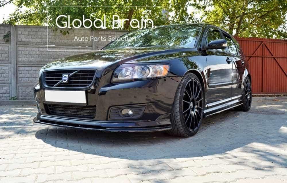 2007-2012 ボルボ V50 後期 Rデザイン フロント バンパー リップ