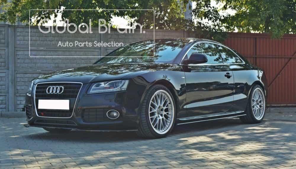 アウディ A5 8T 前期 Sライン クーペ サイド スカート カバー