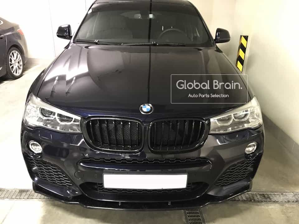 BMW X4 F26 Mスポーツ フロント バンパー リップ スポイラー maxton - Global Brain.