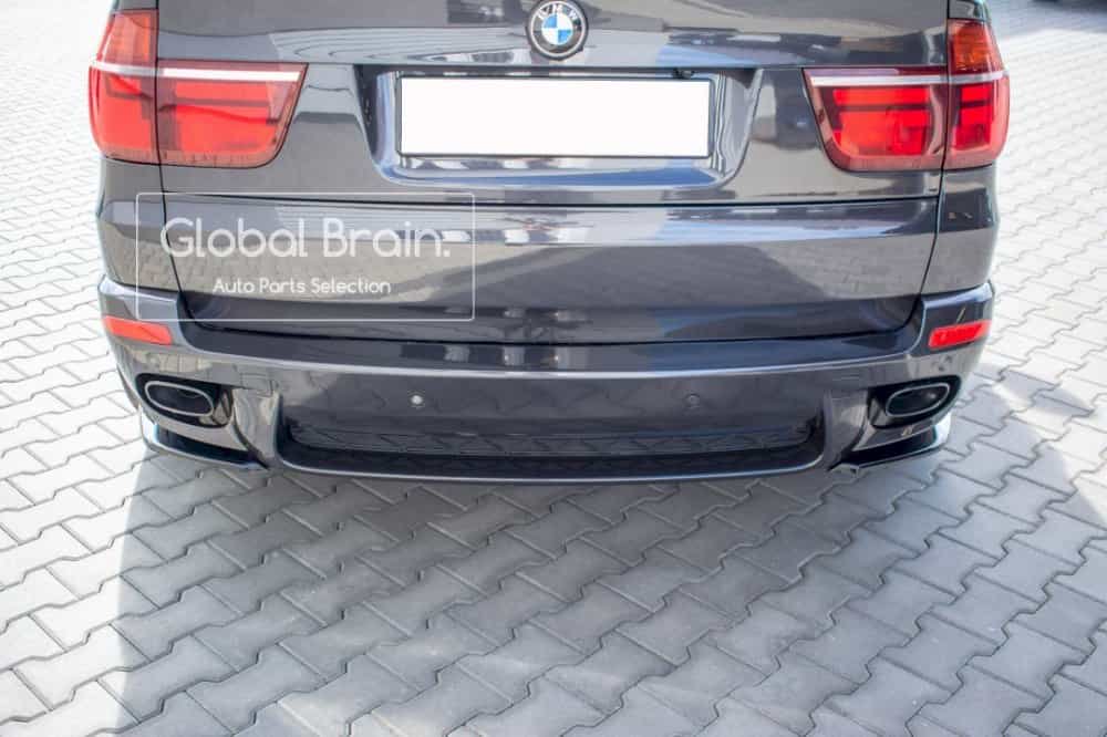 2010-2013 BMW X5 E70 Mスポーツ 後期 リア サイド スプリッター スパッツ maxton - Global Brain.