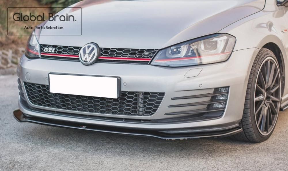 フォルクスワーゲン ゴルフ7 GTI 前期 フロント バンパー リップ
