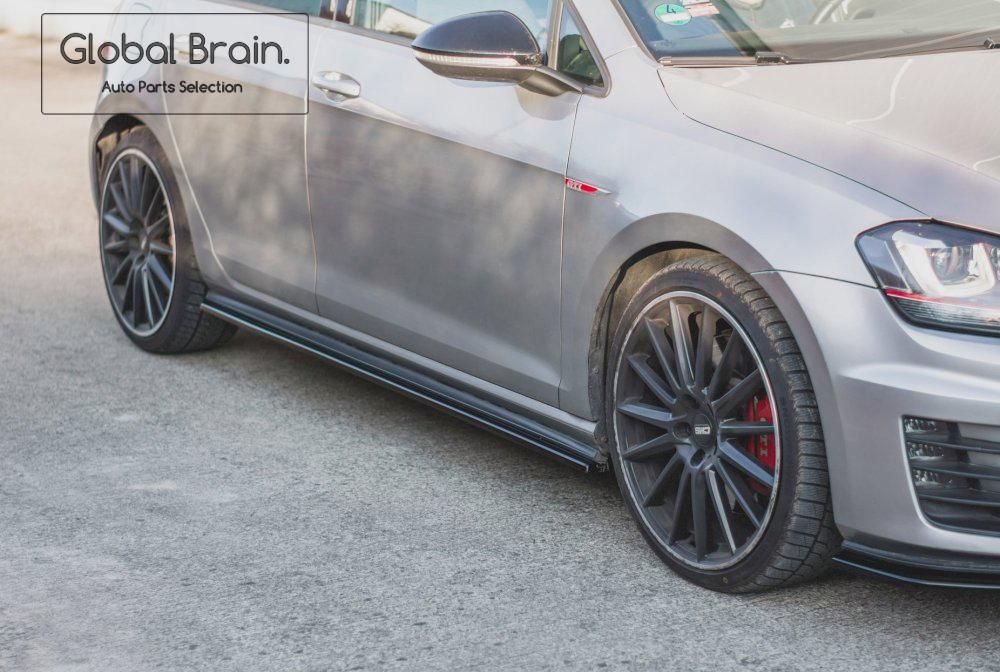 フォルクスワーゲン ゴルフ7 GTI 前期 サイド スカート カバー スポイラー Ver.2 maxton - Global Brain. フォルクスワーゲン ゴルフ7 GTI 前期 サイド スカート カバー スポイラー Ver.2 maxton - Global Brain.