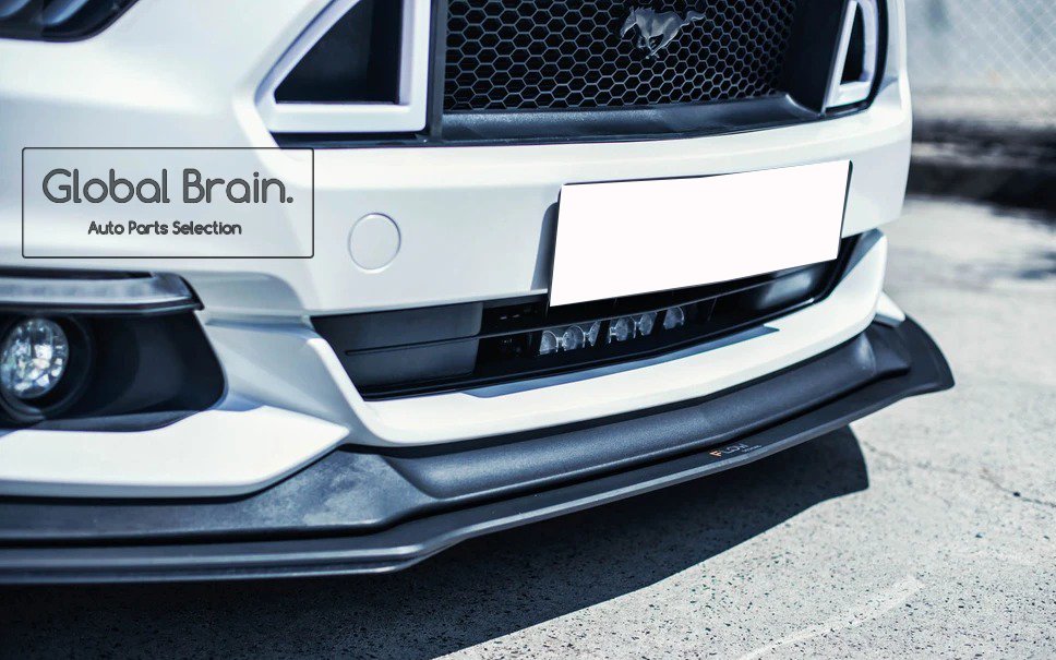 2015- フォード マスタング GT フロント スプリッター用 エクステンション Flowdesigns