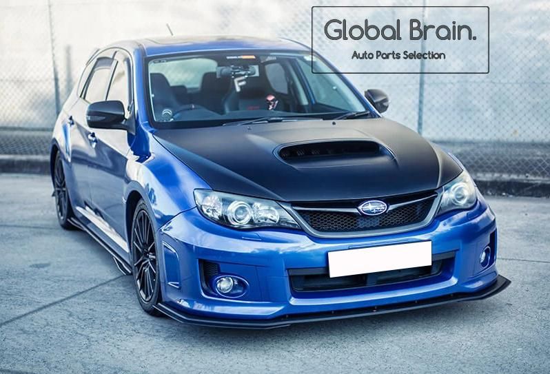 ブラックWRX GRB GVB GRF 後期型専用設計 フロントリップスポイラー商品のご説明