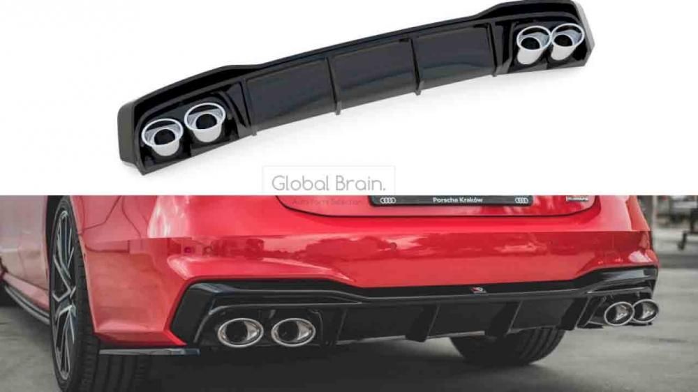 アウディ A5 ガルビノ リップスポイラー デュフューザー マフラーカッタ 美品 アウディ A5 ガルビノ リップスポイラー デュフューザー