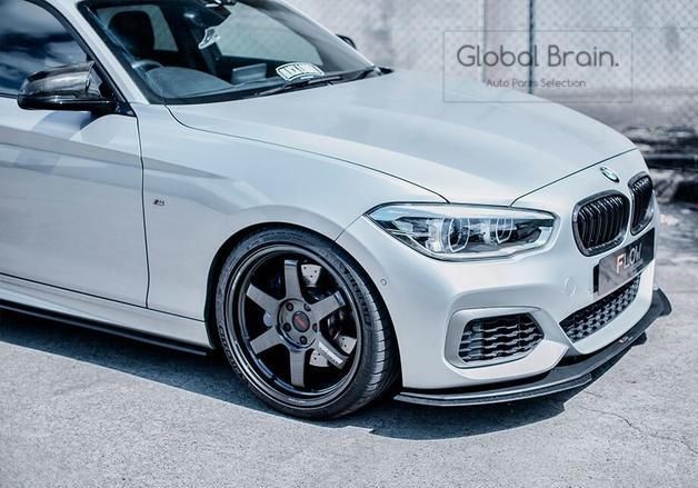 BMW 1シリーズ F20 後期 M135 M140 フロント スプリッター エクステンション flow - Global Brain.