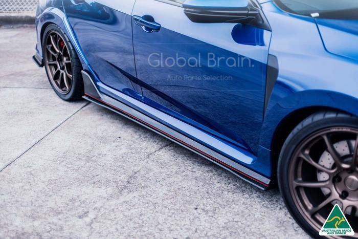 ホンダ シビック タイプR FK8 サイド スカート スプリッター ホンダ シビック タイプR FK8 サイド スカート スプリッター