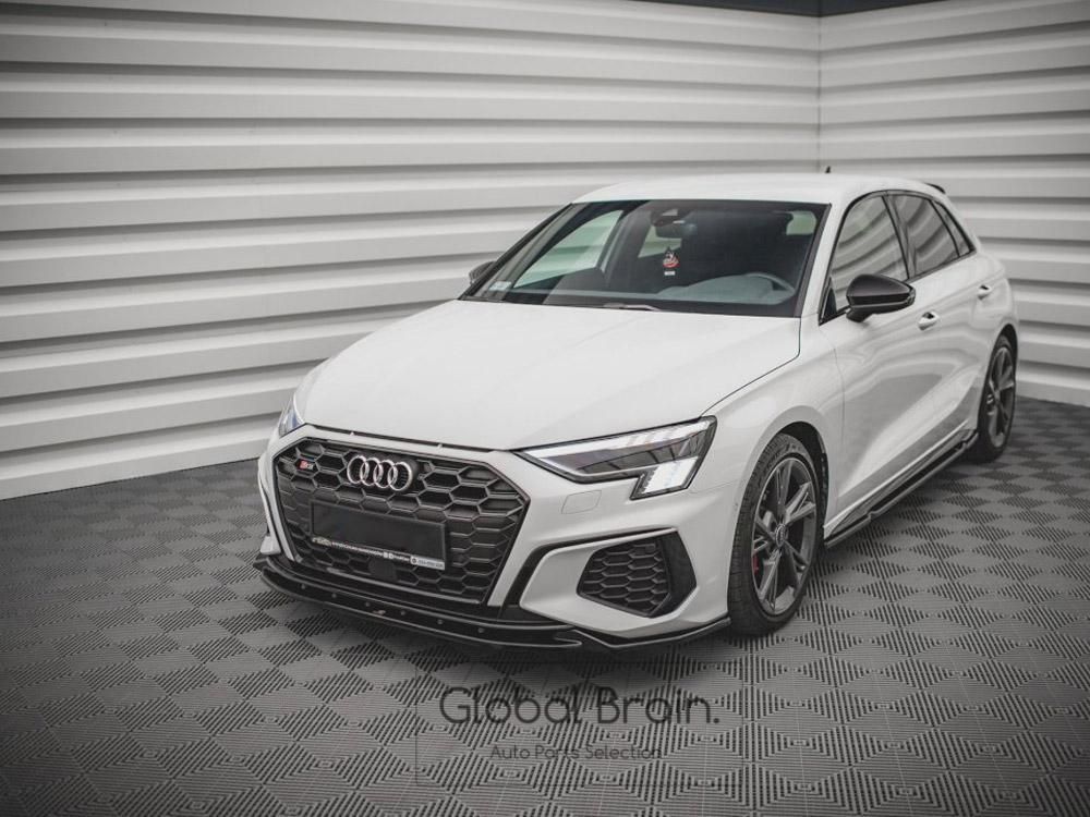 ☆送料込☆ほぼ未使用☆マクストン リアバランス カーボンルック アウディ S3 rear-valance-audi-a3-sedan-8v-