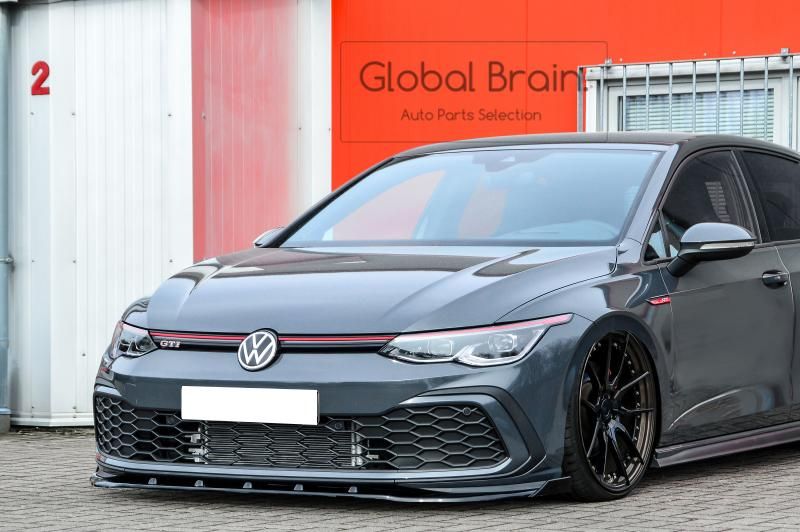 フォルクスワーゲン ゴルフ8 GTI フロント リップ スポイラー＋