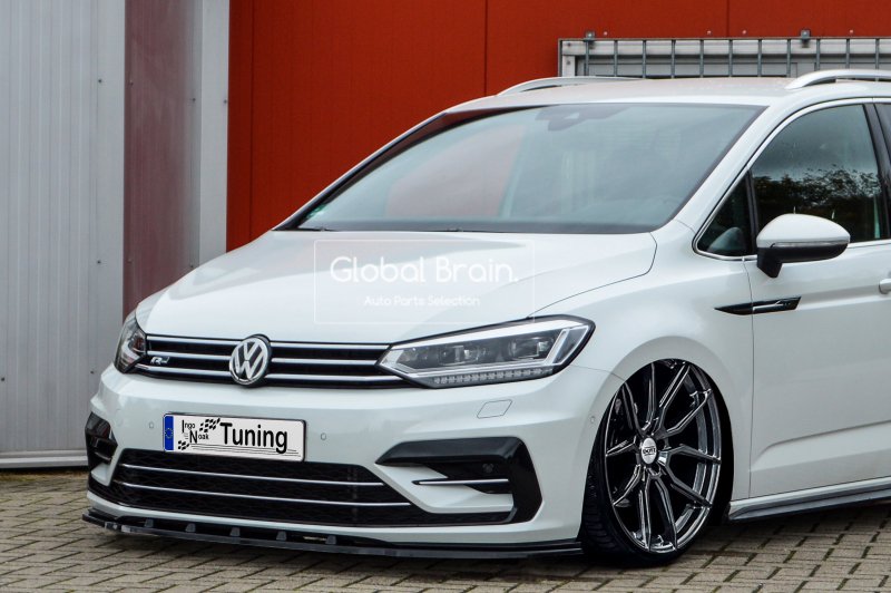 2015- VW フォルクスワーゲン トゥーラン 5T R-ライン フロントリップスポイラー Volkswagen / Ingo Noak Tuning