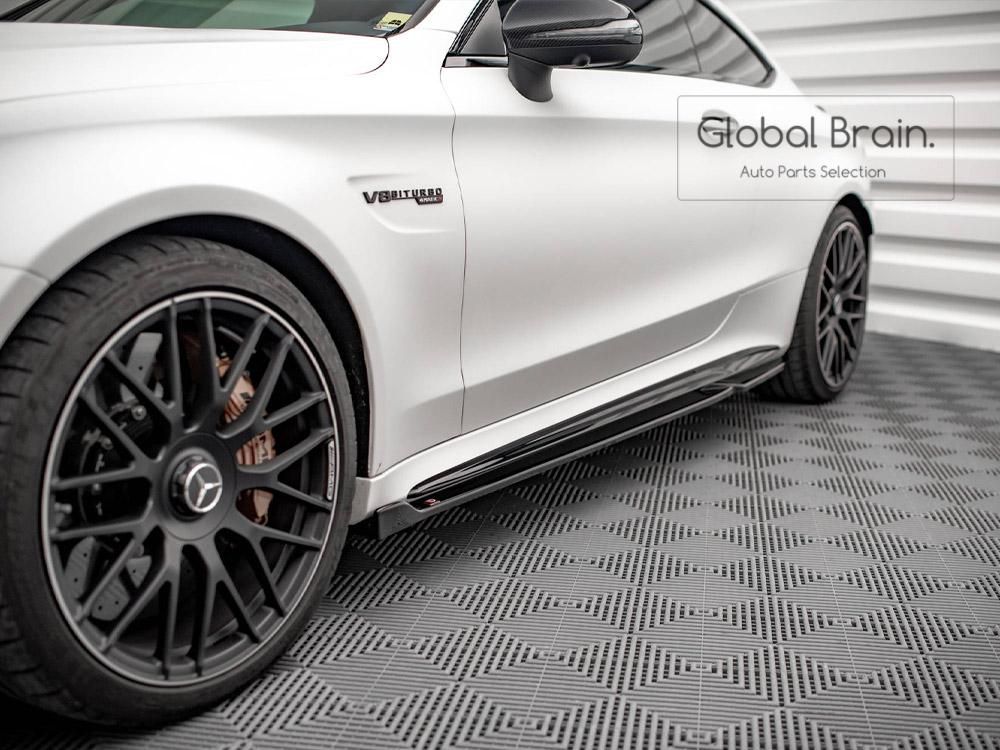 メルセデスベンツ C205 C63 AMG 後期 クーペ サイド スカート