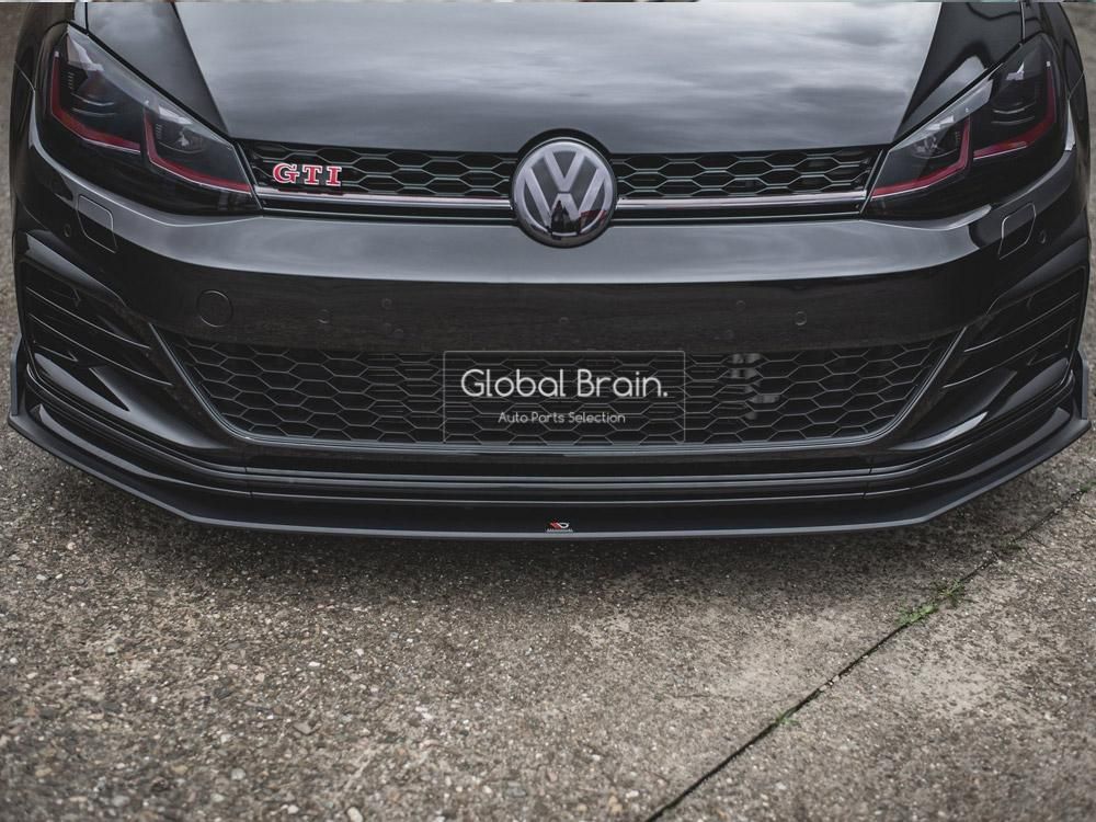 キナリ・ベージュ VW ゴルフ 7.5 GTI 後期 TCR フロント リップ