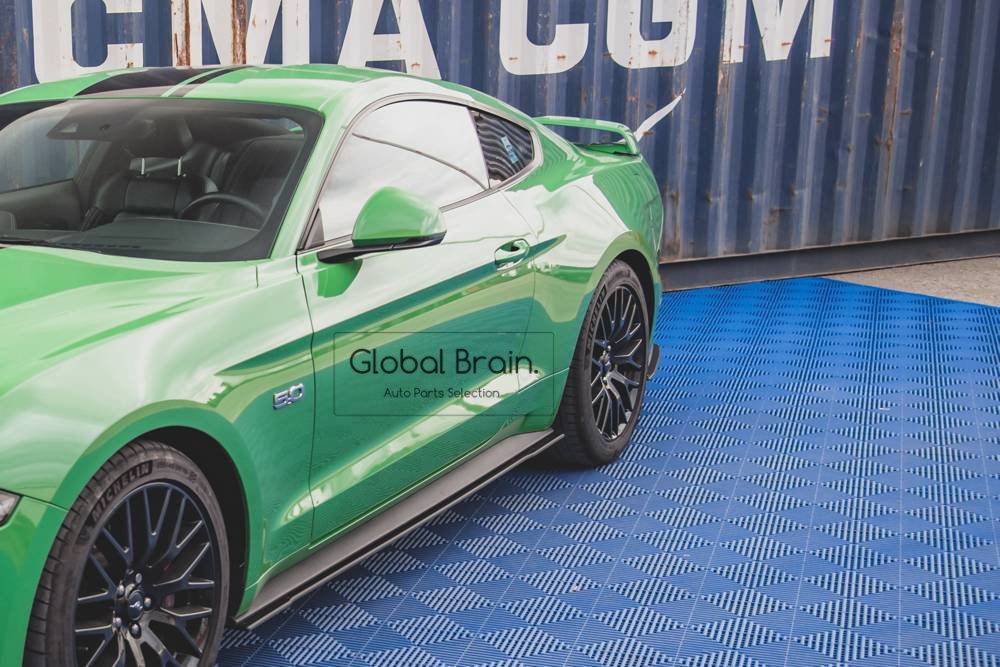 2017- フォード マスタング GT リア サイド スプリッター スパッツ V1 maxton
