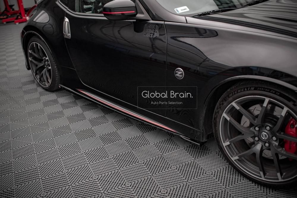 日産 フェアレディZ 370Z Z34 後期 Nismo サイド スカート