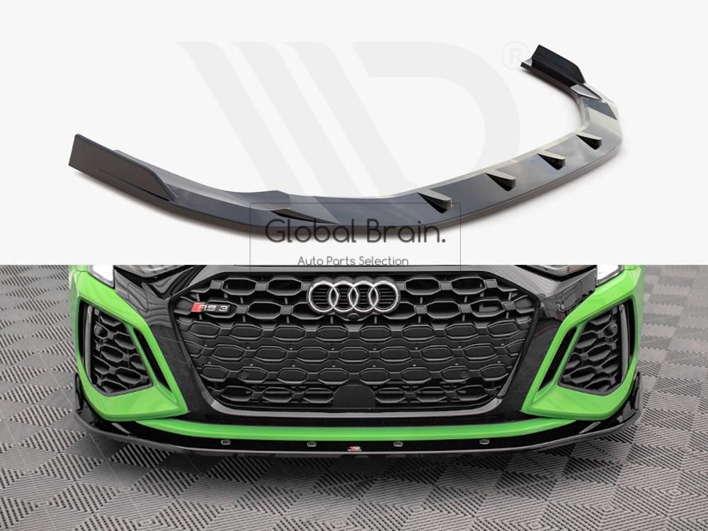 アウディ RS3 8Y フロント リップ スポイラー V2 maxton