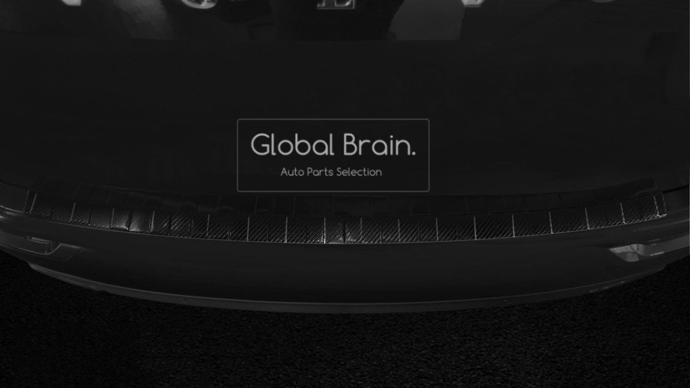 2016- ボルボ XC90 カーボン リア バンパー プロテクター ガード - Global Brain.