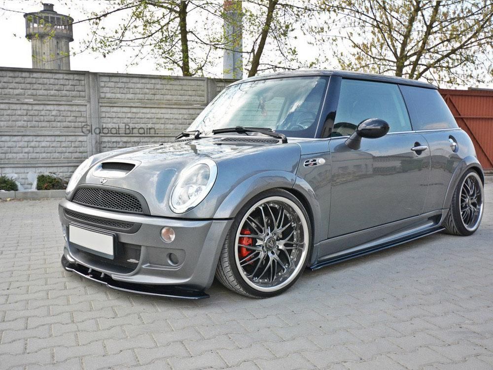 ミニ クーパー S R53 JCW フロント バンパー リップ スポイラー maxton