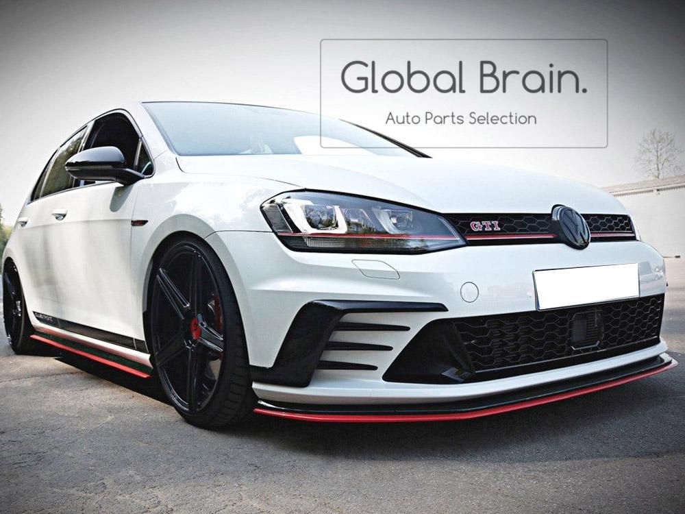 割引発見 VW ゴルフ7 GTI クラブスポーツ フロントリップスポイラー
