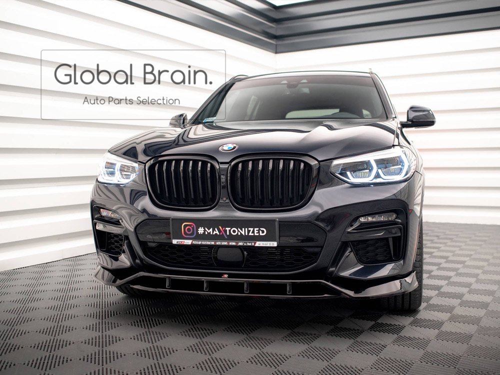 BMW X3 G01 M40i Mスポーツ フロント リップ スポイラーV2 maxton - Global Brain.