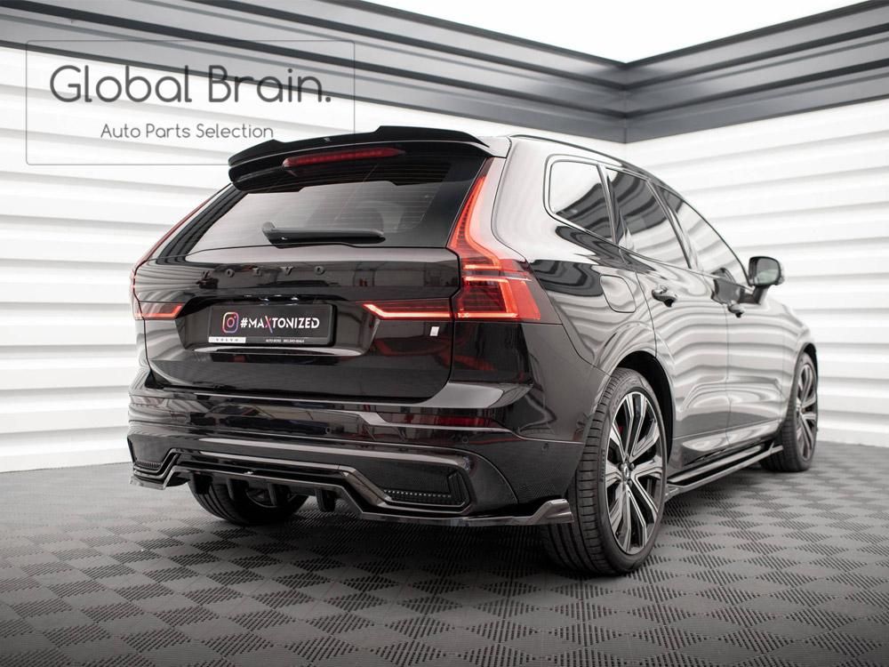 ボルボ XC60 Rデザイン 後期 リア ディフューザー スポイラー maxton