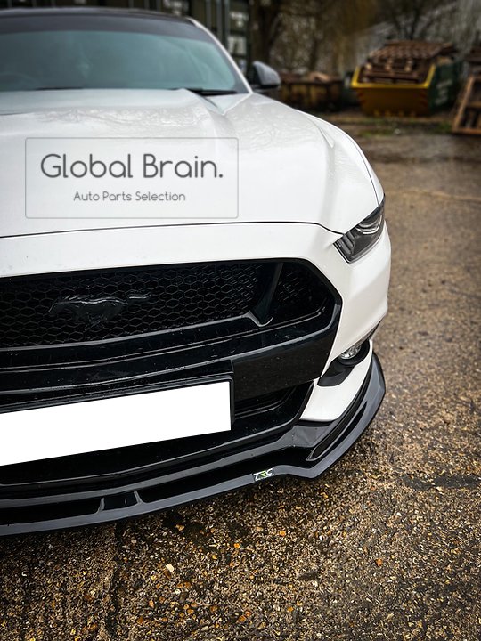 2015-2017 フォード マスタング 2.3 エコブースト フロント リップ スポイラー, - Global Brain.