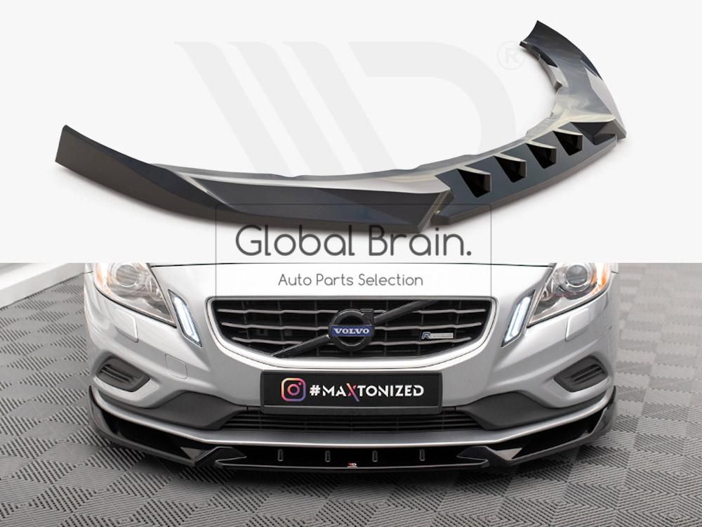 送料無料 ボルボ V60 フロント リップ　２色 ボルボ V60 T4 Rデザイン 前期 フロント リップ スポイラー V2