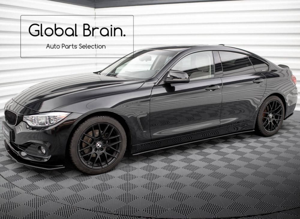 サイドスカート F32 PPグロスブラックバンパーサイドスカート BMW 4