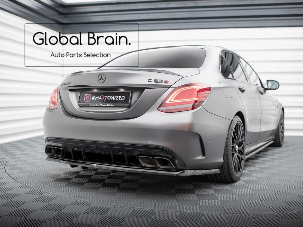 上等な ベンツ メルセデス W205 ディフューザー リア 後期 AMG C63 S205 パーツ
