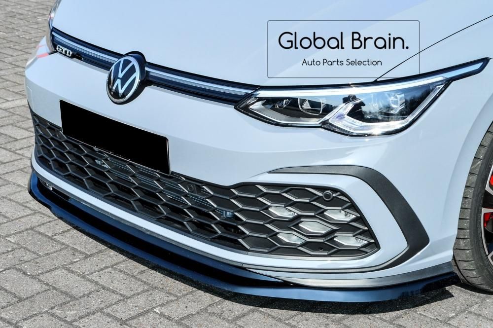 フォルクスワーゲン ゴルフ8 GTI フロント リップ スポイラー V2