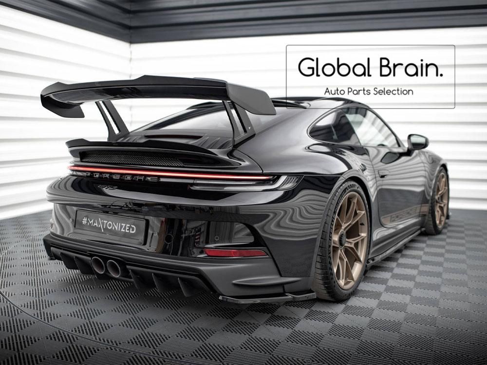 PORSCHE ポルシェ リア エンブレム マットブラック ポルシェ 992 991