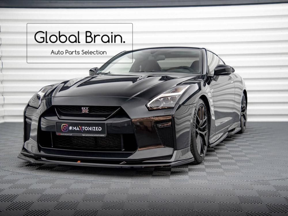日産 GT-R GTR 後期 フロント リップ スポイラー V1 maxton