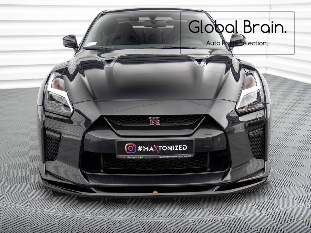 日産 GT-R GTR 後期 フロント リップ スポイラー V1 maxton, - Global Brain.