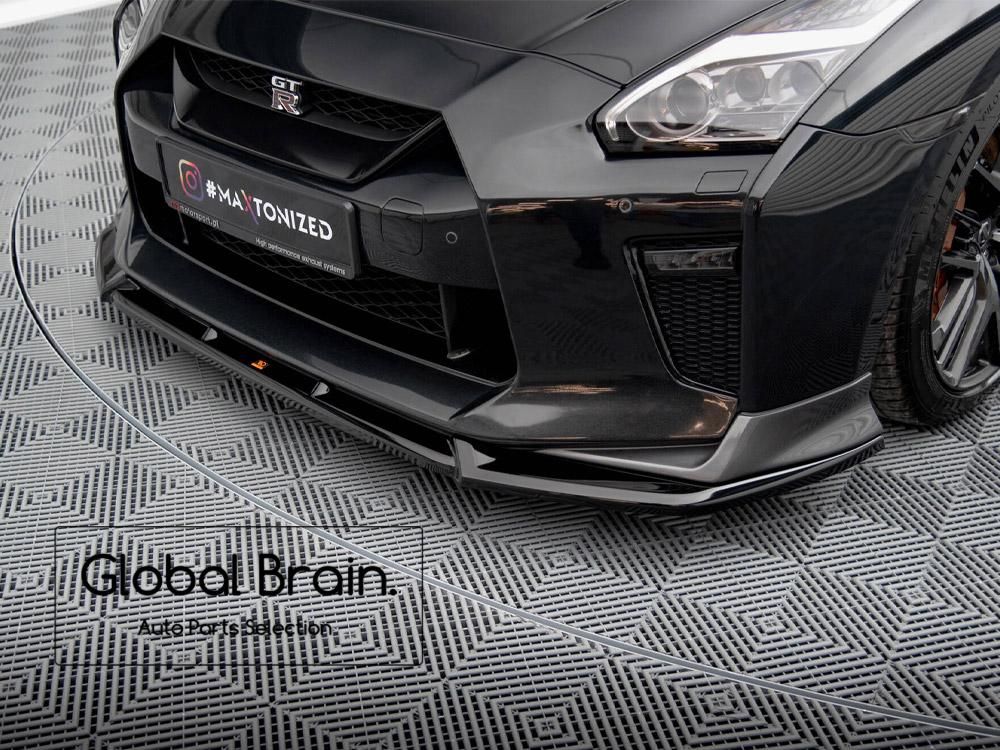 日産 GT-R GTR 後期 フロント リップ スポイラー V2 maxton