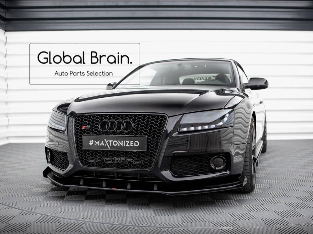 メーカー直売 - 人気ランキング フロントリップスポイラーバンパースプリッター アウディ 8T S5 ミニカー