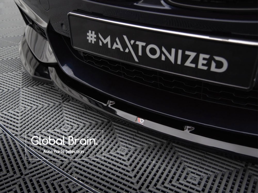 BMW 4シリーズ グランクーペ F36 Mスポーツ フロント リップ スポイラー V2 maxton - Global Brain.