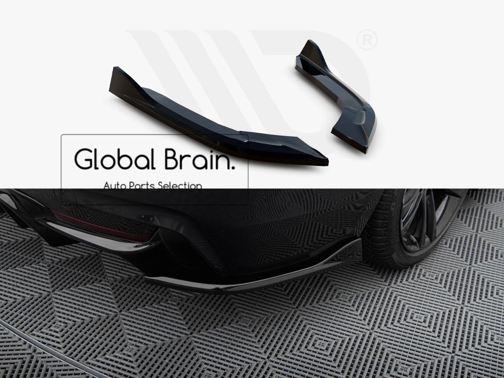 BMW 4シリーズ グランクーペ F36 Mスポーツ リア サイド スプリッター V1 maxton - Global Brain.
