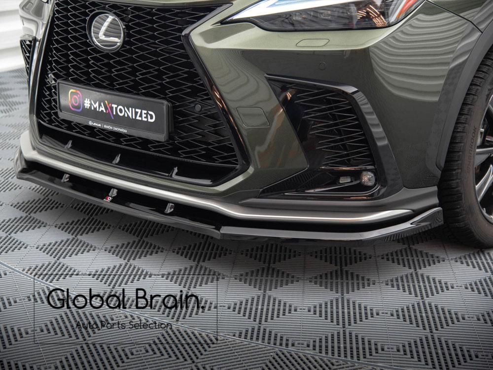 2021- レクサス NX Fスポーツ フロント リップ スポイラー V1 maxton