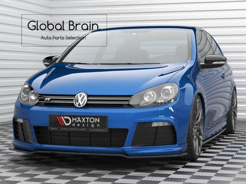 3 個フロントバンパーリップスポイラーグロスブラック VW-ゴルフ 3 個フロントバンパーリップスポイラーグロスブラック VW-ゴルフ