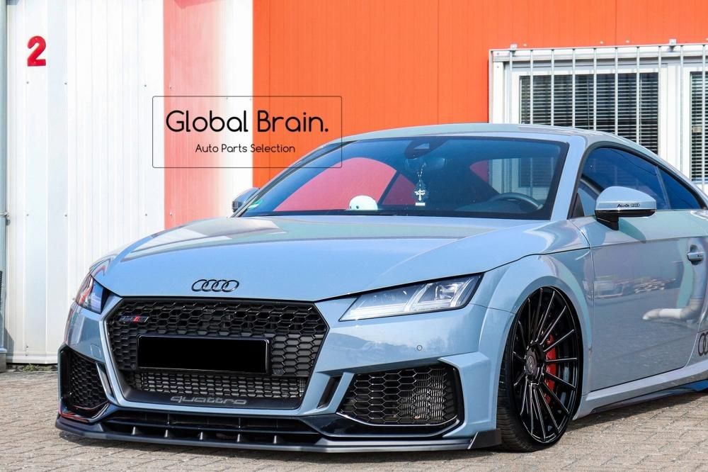 アウディ TT RS TTRS 8S 後期 フロント リップ スポイラー+ アウディ TT RS TTRS 8S 後期 フロント リップ スポイラー+