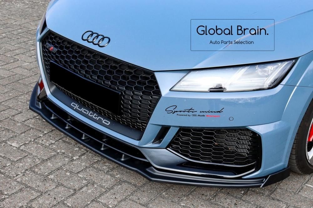アウディ TT RS TTRS 8S 後期 フロント リップ スポイラー+ アウディ TT RS TTRS 8S 後期 フロント リップ スポイラー+
