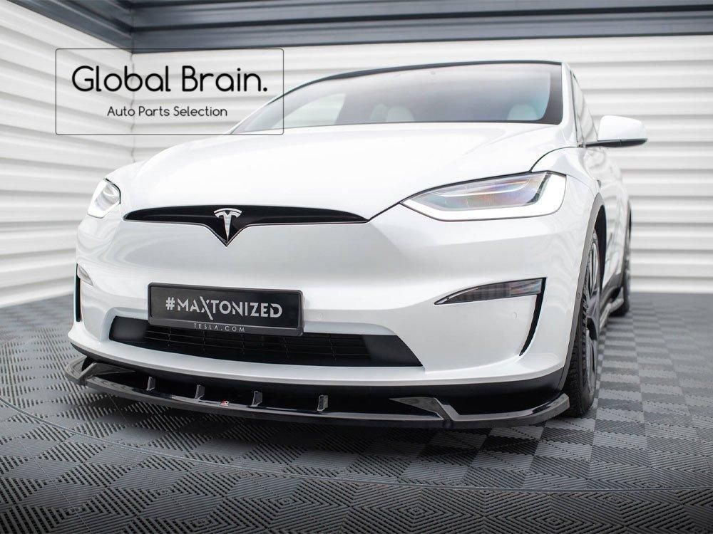 2023- テスラ モデルS プラッド フロント スプリッター